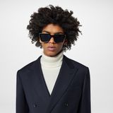  Kính Nam Louis Vuitton 1.1 Millionaires Sunglasses 'Black' 