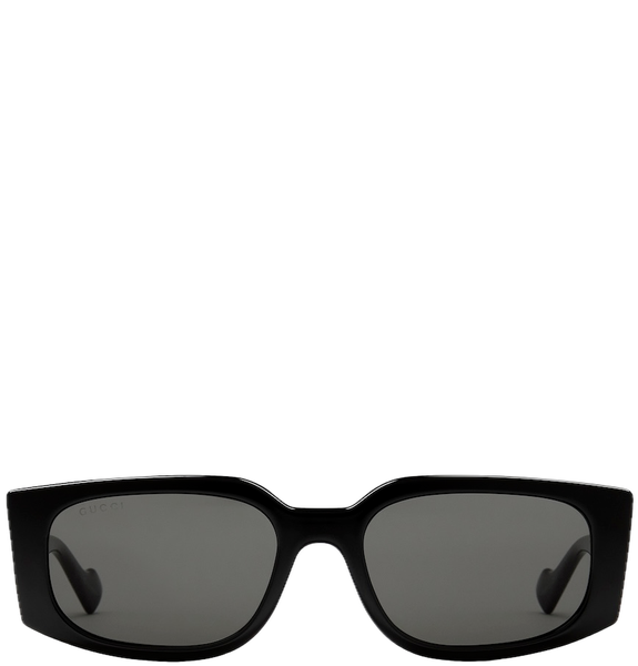  Kính Nữ Gucci Rectangular Frame Sunglases 'Black' 
