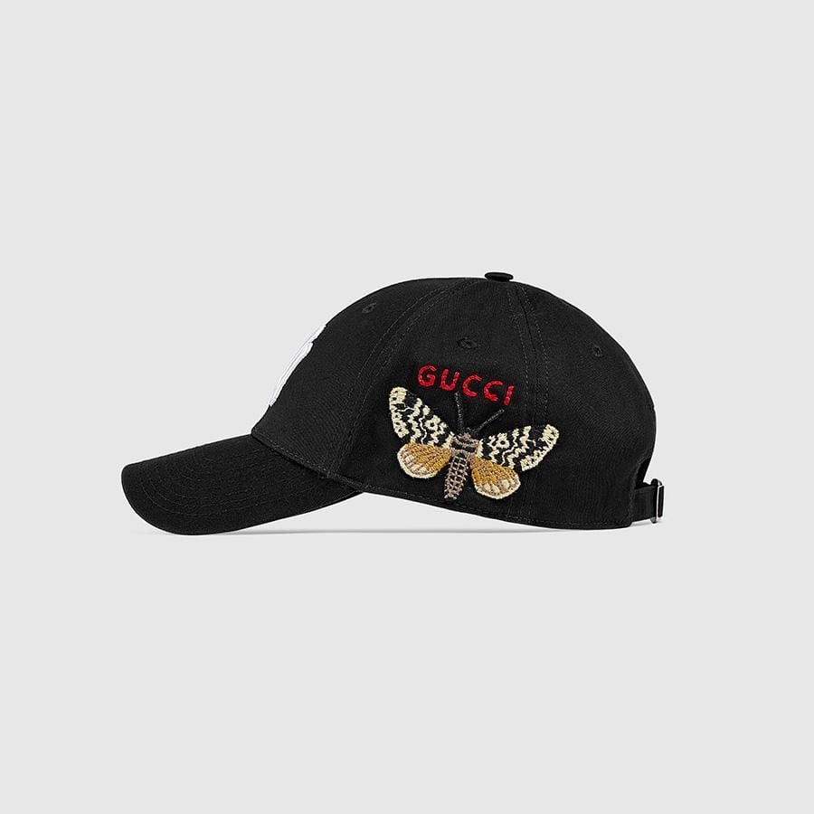 Gucci cheap hat butterfly