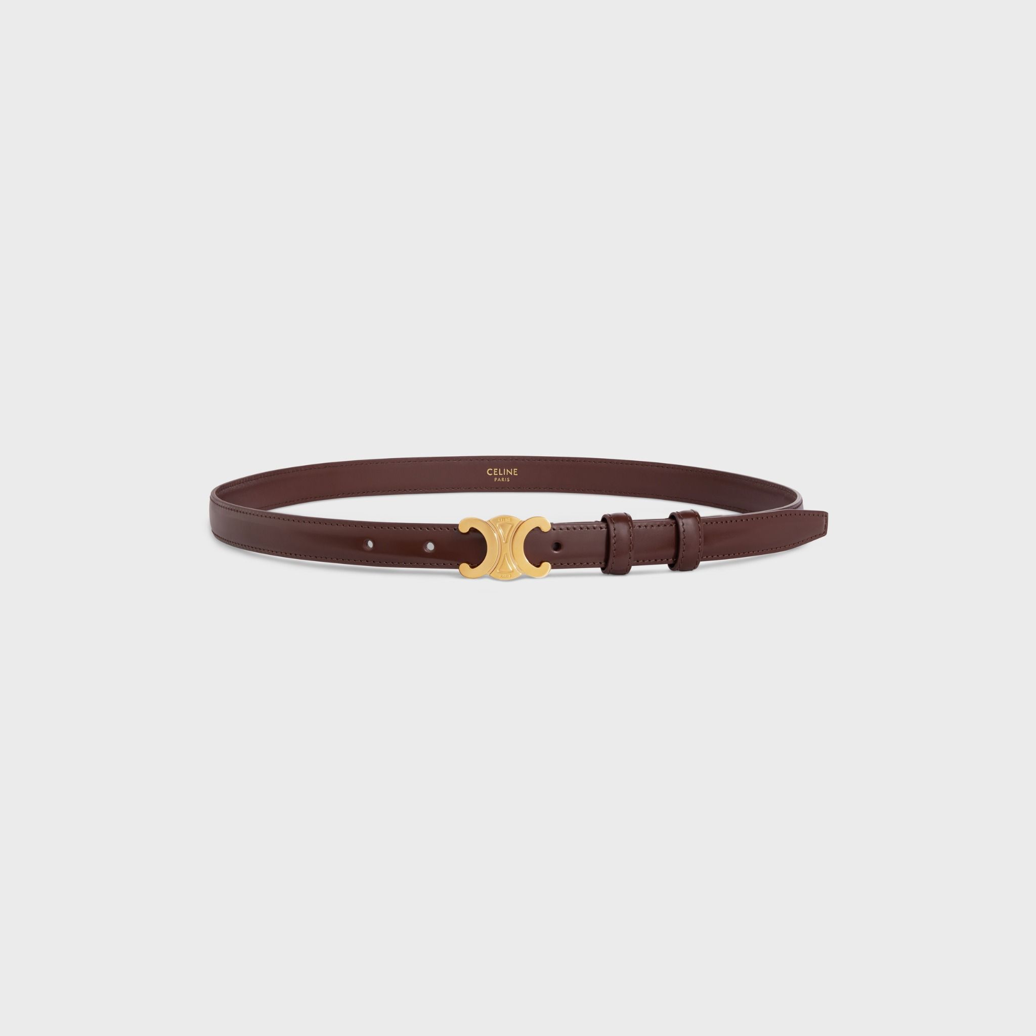  Thắt Lưng Nữ Celine Small Triomphe Belt 'Chestnut' 