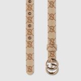  Thắt Lưng Nữ Gucci Gg Marmont Thin Belt 'Beige' 