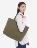  Túi Maison Kitsune Fox Head Large Tote 'Green' 