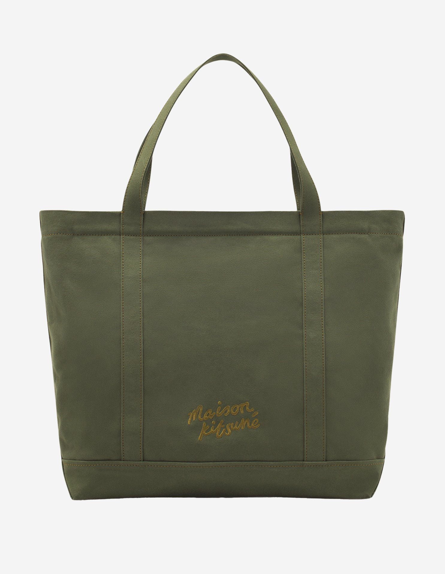  Túi Maison Kitsune Fox Head Large Tote 'Green' 