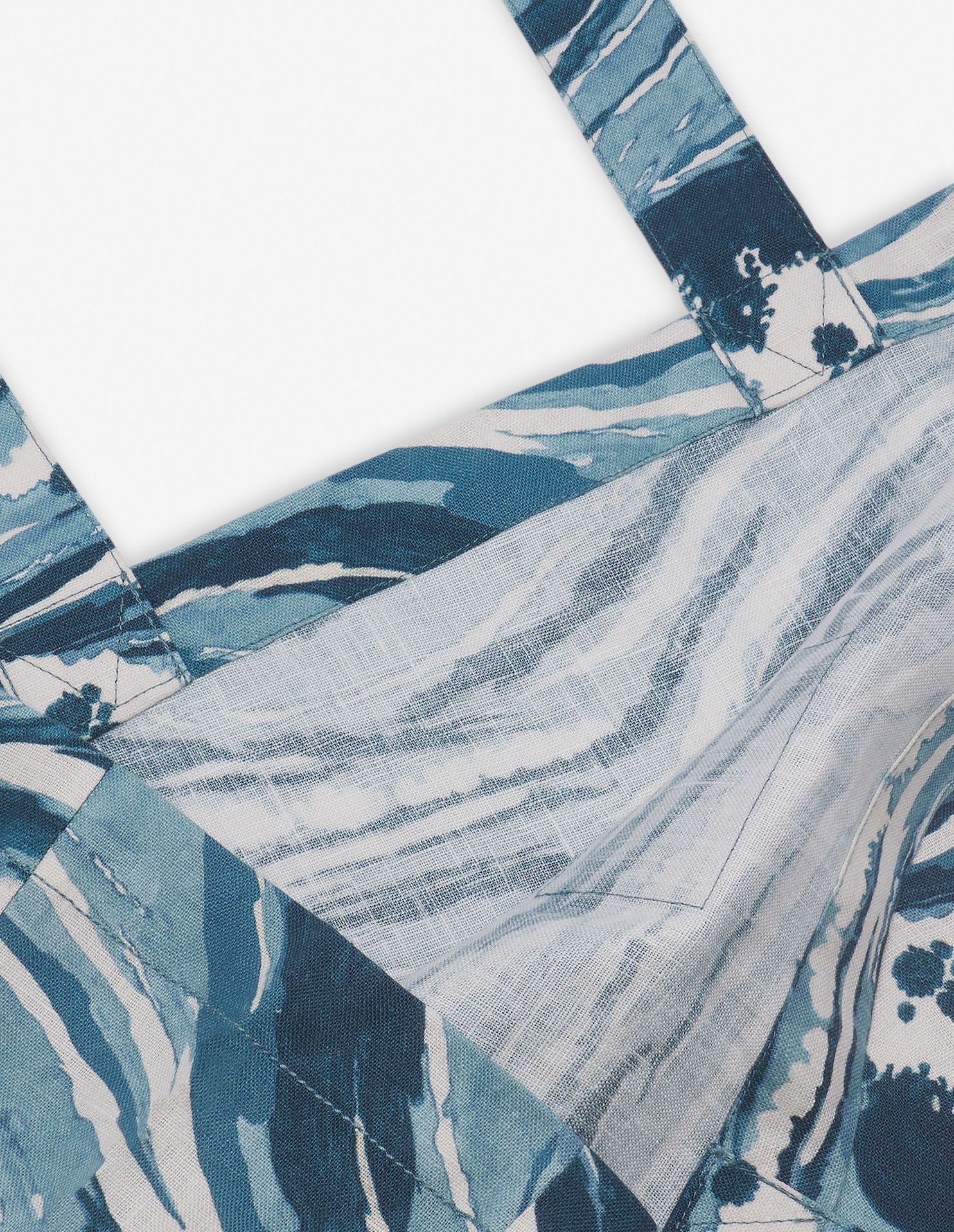  Túi Maison Kitsune X Vilebrequin Balade Tote 'Blue' 