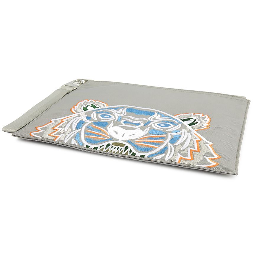 Túi Nam Kenzo Tiger Large Common Clutch 'Gray' 