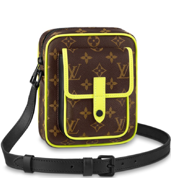  Túi Nam Louis Vuitton Christopher Wearable Wallet 'Yellow' 