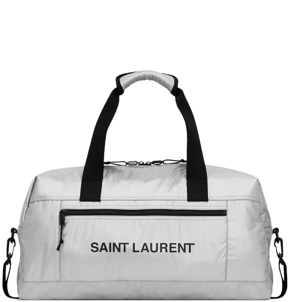  Túi Nam Saint Laurent Nuxx Duffle 'Platine Et Noir' 