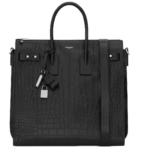  Túi Nam Saint Laurent Sac De Jour Crocodile 'Black' 