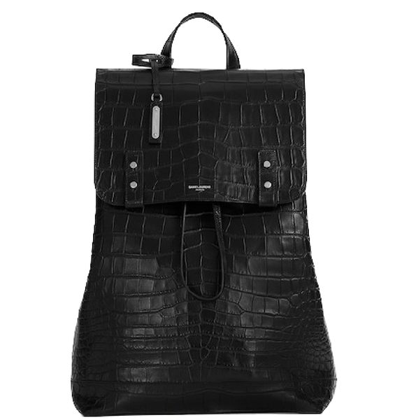  Balo Nam Saint Laurent Sac De Jour Crocodile 'Black' 