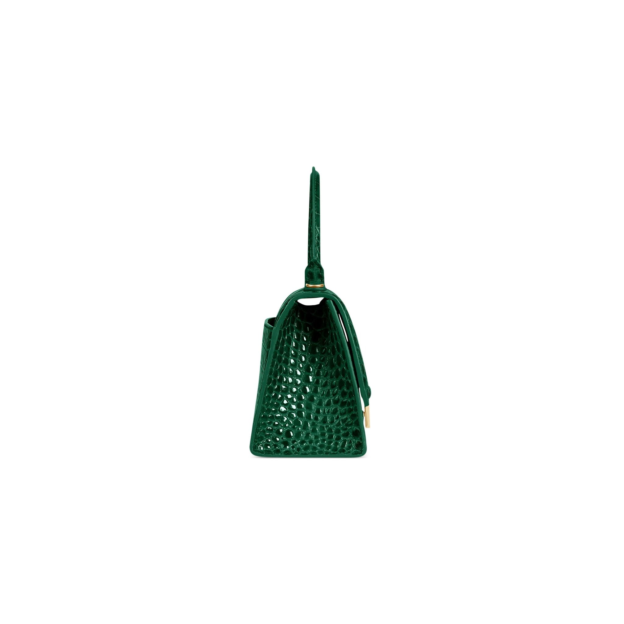  Túi Nữ Balenciaga Hourglass Small Handbag 'Green' 