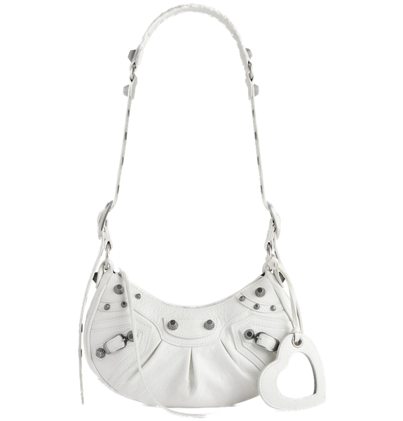  Túi Nữ Balenciaga Le Cagole XS Shoulder Bag 'White' 