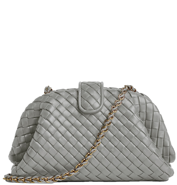  Túi Nữ Bottega Veneta Lauren 1980 Mini Clutch 'Sterling' 