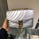  Túi Nữ Celine Laminated Quilted Calfskin 'Silver' 