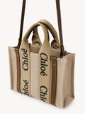  Túi Nữ Chloe Small Woody Tote Bag 'Bronze Brown' 