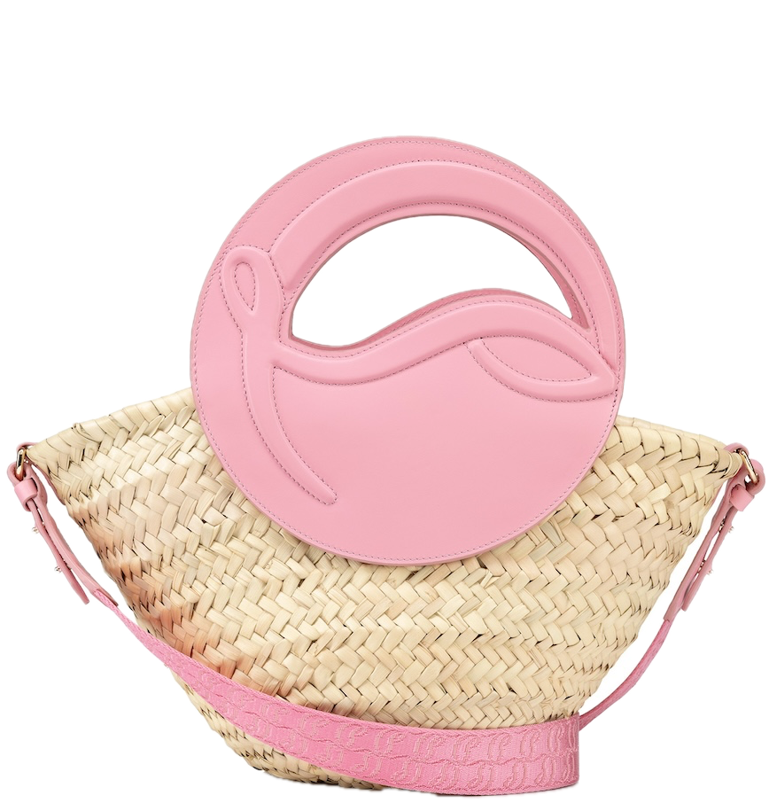  Túi Nữ Christian Louboutin Biloumoon Basket Small 'Calipso' 