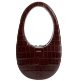  Túi Nữ Coperni Croco Crossbody Mini Swipe Bag 'Brown' 