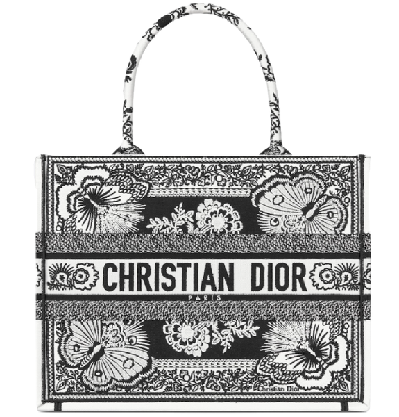  Túi Nữ Dior Medium Book Tote 'Black White Butterfly' 