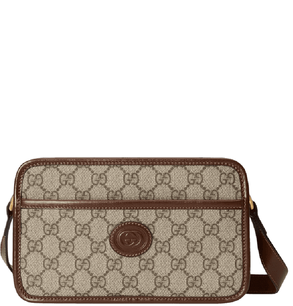  Túi Nữ Gucci Mini Bag With Interlocking G 'Beige' 