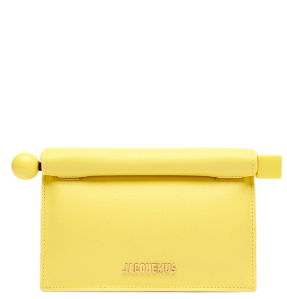  Túi Nữ Jacquemus Small Rond Carré Clutch 'Yellow' 