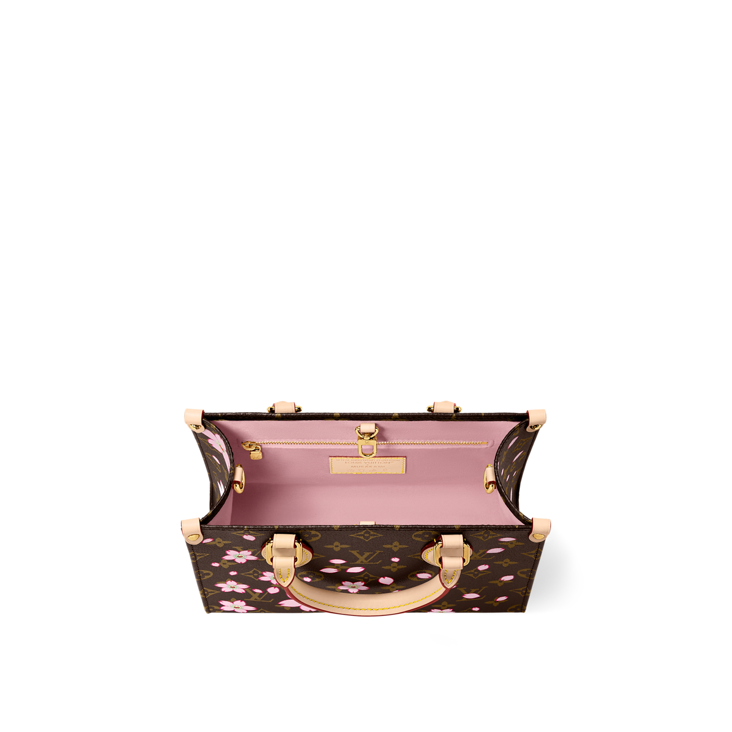  Túi Nữ Louis Vuitton LV x TM OnTheGo PM Bag 'Sakura Brown' 
