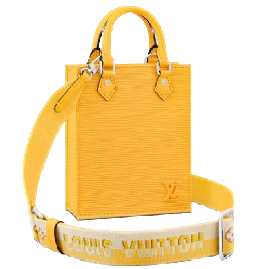 Túi Nữ Louis Vuitton Petit Sac Plat Epi 'Sunflower Yellow' M81068 LUXITY