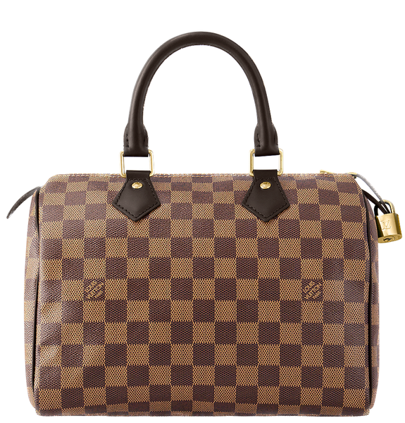 Túi Nữ Louis Vuitton Speedy 25 Damier Ebene Canvas 'Brown' 