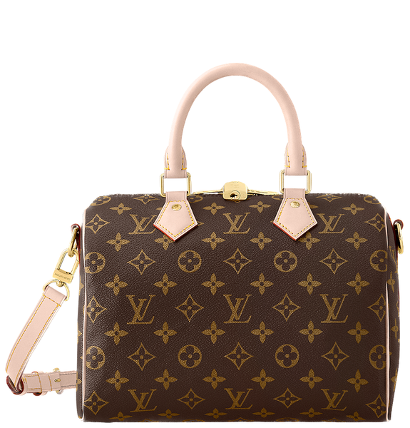  Túi Nữ Louis Vuitton Speedy Bandouliere 25 Monogram Canvas 'Pink' 