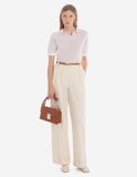  Túi Nữ Maison Kitsune Preppy Baguette 'Tobaco' 