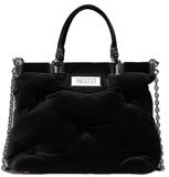  Túi Nữ Maison Margiela Shopping Small Velvet 'Black' 