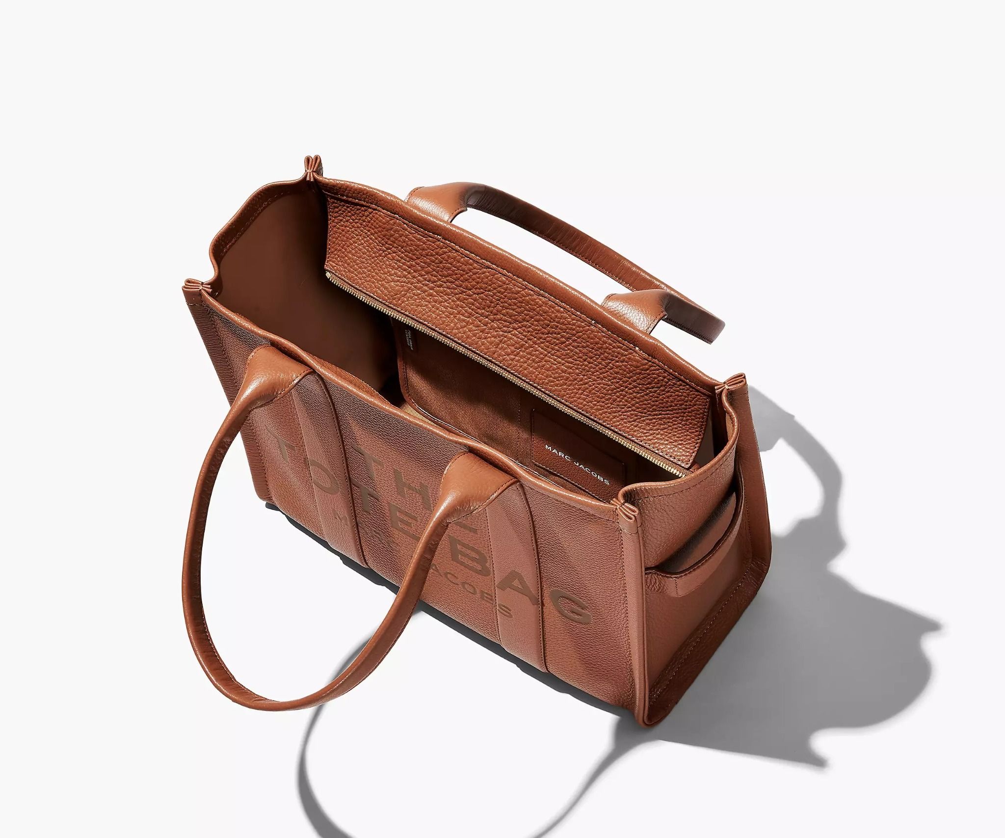  Túi Nữ Marc Jacobs Leather Large Tote Bag 'Argan Oil' 