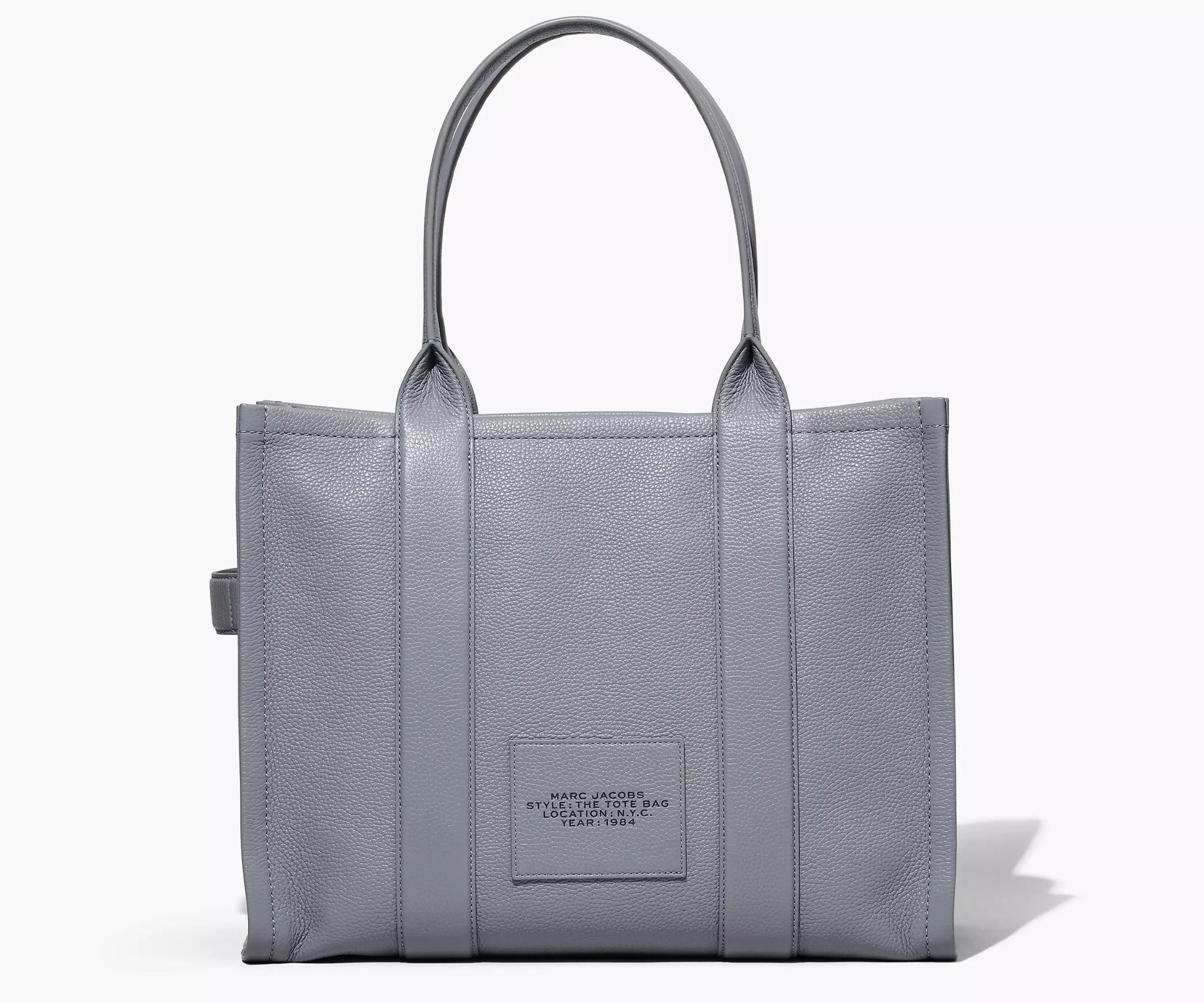  Túi Nữ Marc Jacobs Leather Large Tote Bag 'Wolf Grey' 