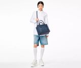  Túi Nữ Marc Jacobs Leather Medium Tote Bag 'Blue Sea' 