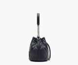  Túi Nữ Marc Jacobs Quilted J Marc Bucket Bag 'Black' 