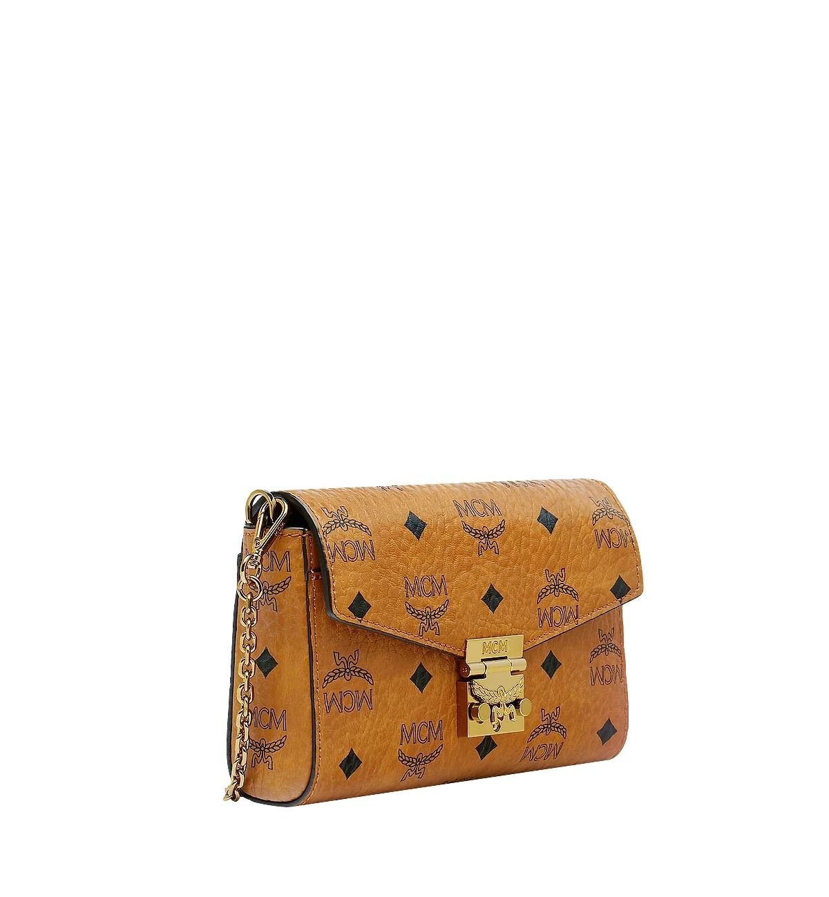 Mcm millie visetos flap crossbody discount