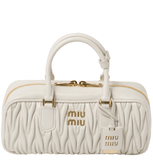  Túi Nữ Miu Miu Arcadie Matelassé Bag 'White' 