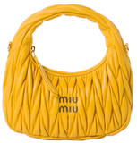  Túi Nữ Miu Miu Wander Matelassé Bag 'Yellow' 
