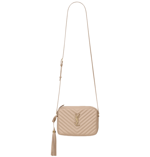  Túi Nữ Saint Laurent Lou In Quilted Leather 'Beige' 