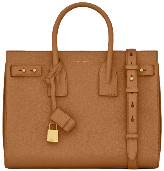  Túi Nữ Saint Laurent Sac De Jour Small In Leather 'Cinnamon' 