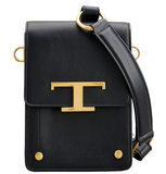  Túi Nữ Tod's T Timeless Bag Leather Micro 'Black' 
