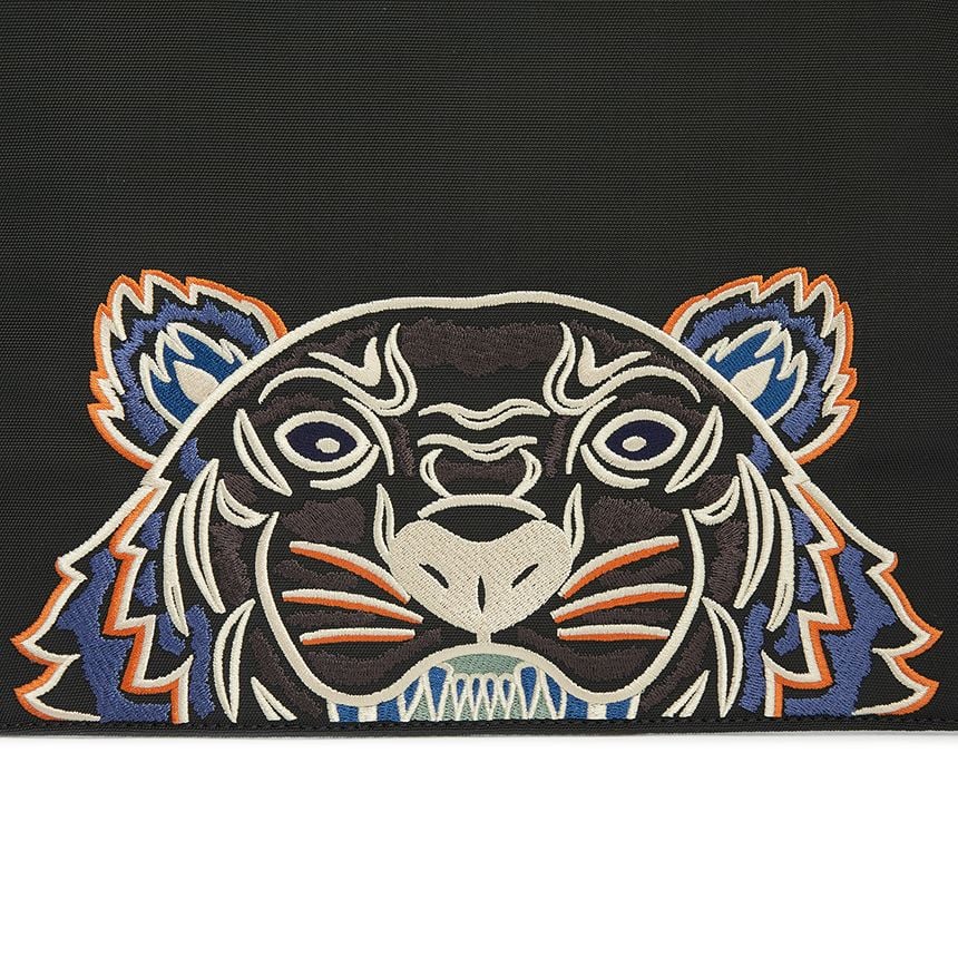  Ví Nam Kenzo Tiger Large Common Clutch 'Black' 