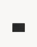  Ví Saint Laurent Tiny Cassandre Card Case 'Black' 