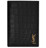  Ví Saint Laurent Tiny Cassandre Card Wallet 'Black' 