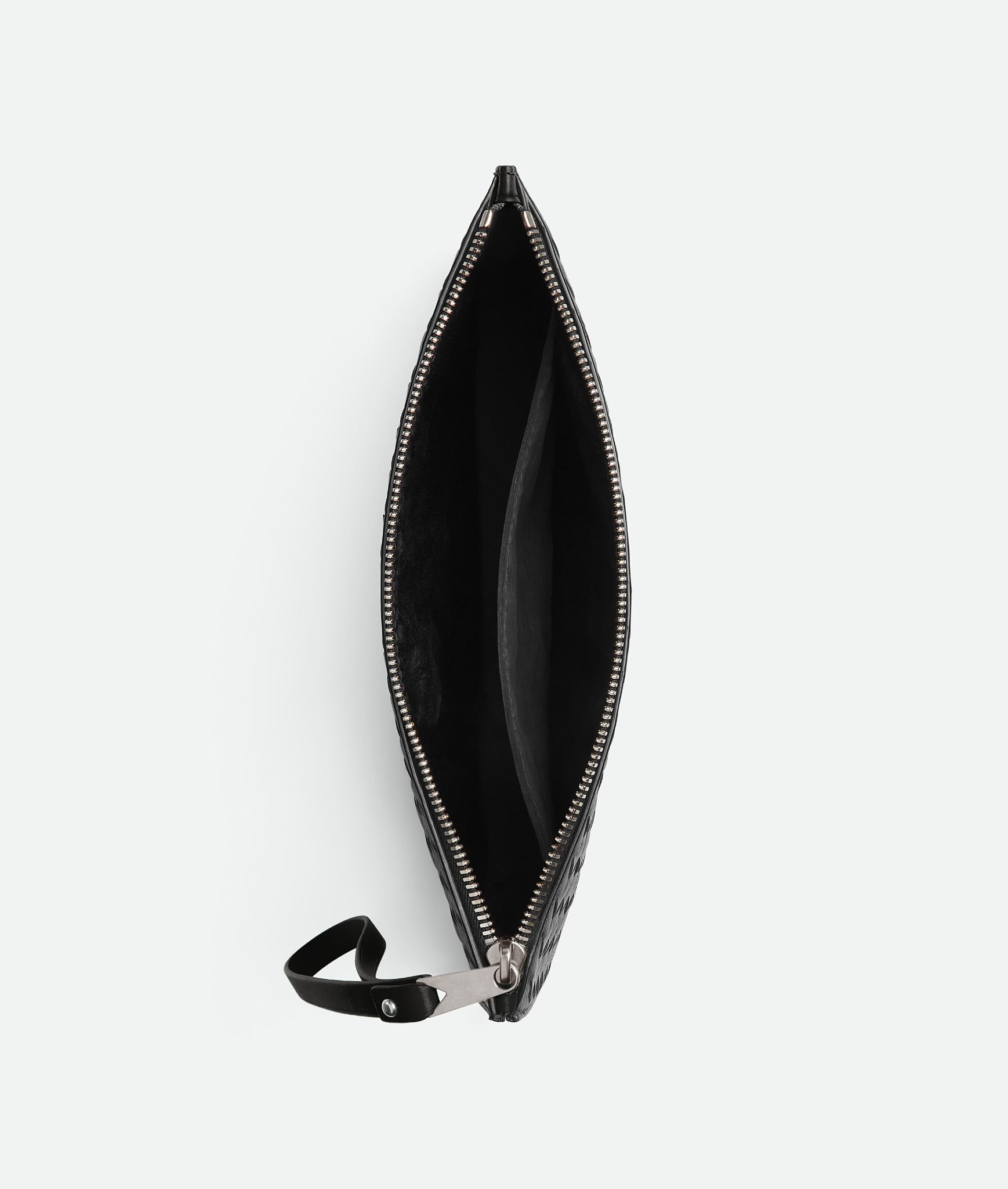  Túi Nam Bottega Veneta Intrecciato Piccolo Standing Pouch 'Black' 