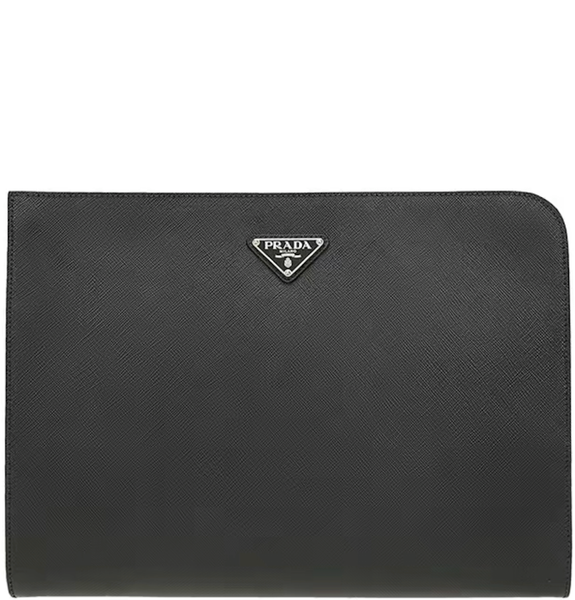  Túi Nam Prada Saffiano Leather Briefcase 'Black' 