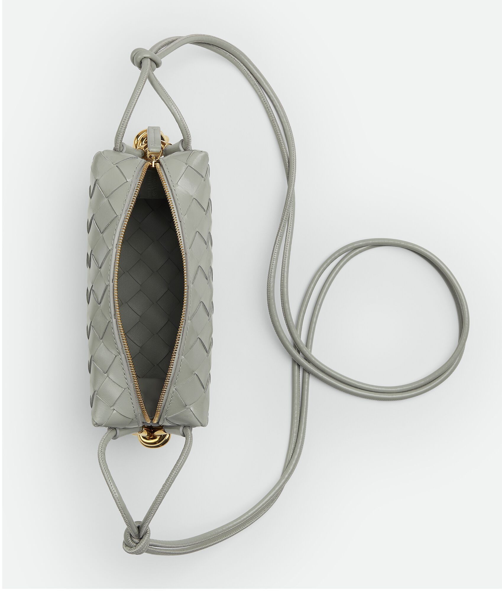  Túi Nữ Bottega Veneta Mini Loop Camera Bag 'Agate Grey' 