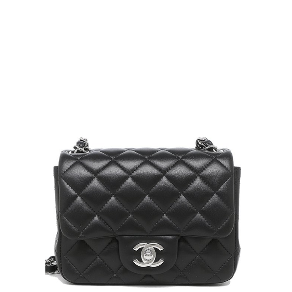  Túi Nữ Chanel Mini Flap Bag Lambskin 'Black' 