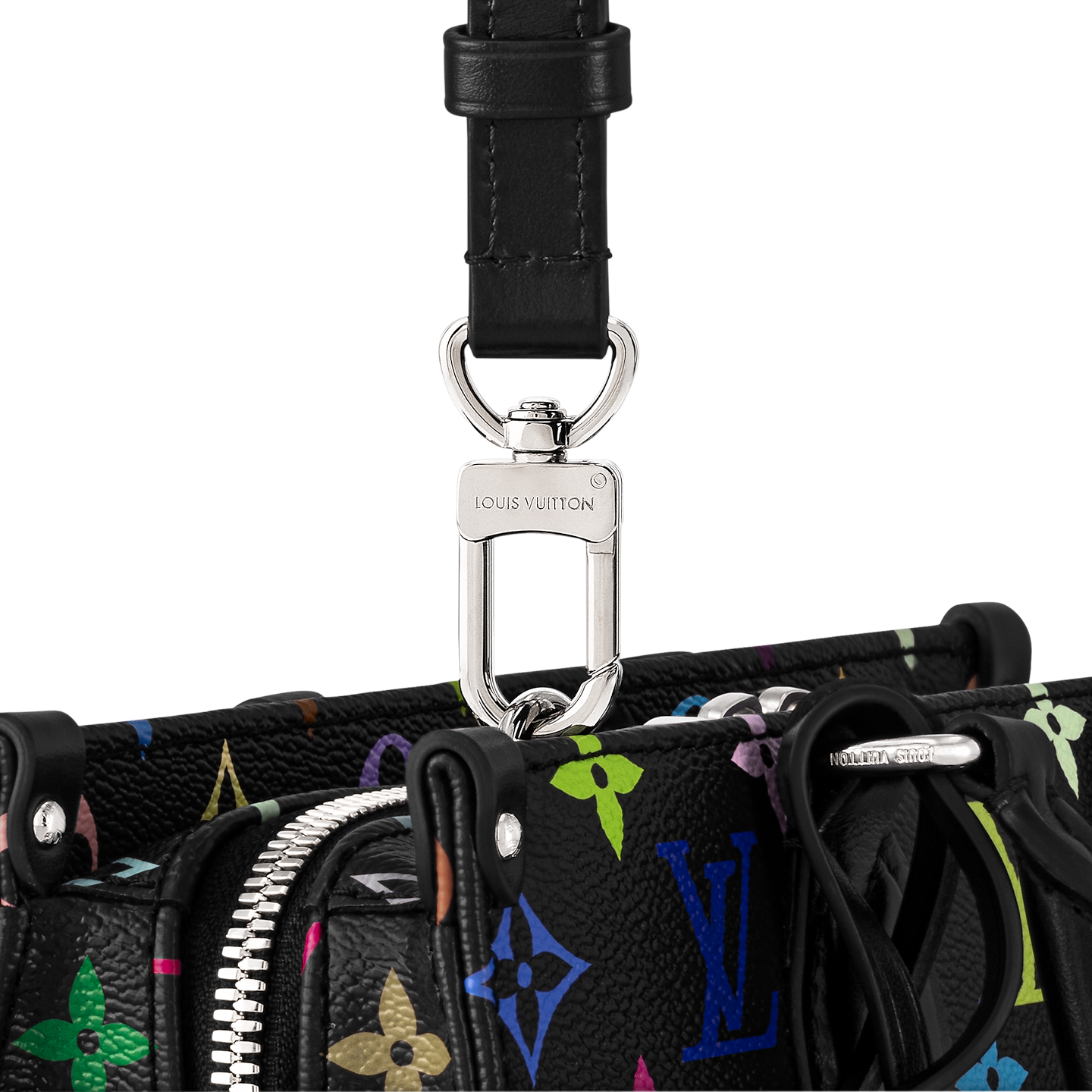 Túi Nữ Louis Vuitton LV x TM OnTheGo East West Chain Bag Black 