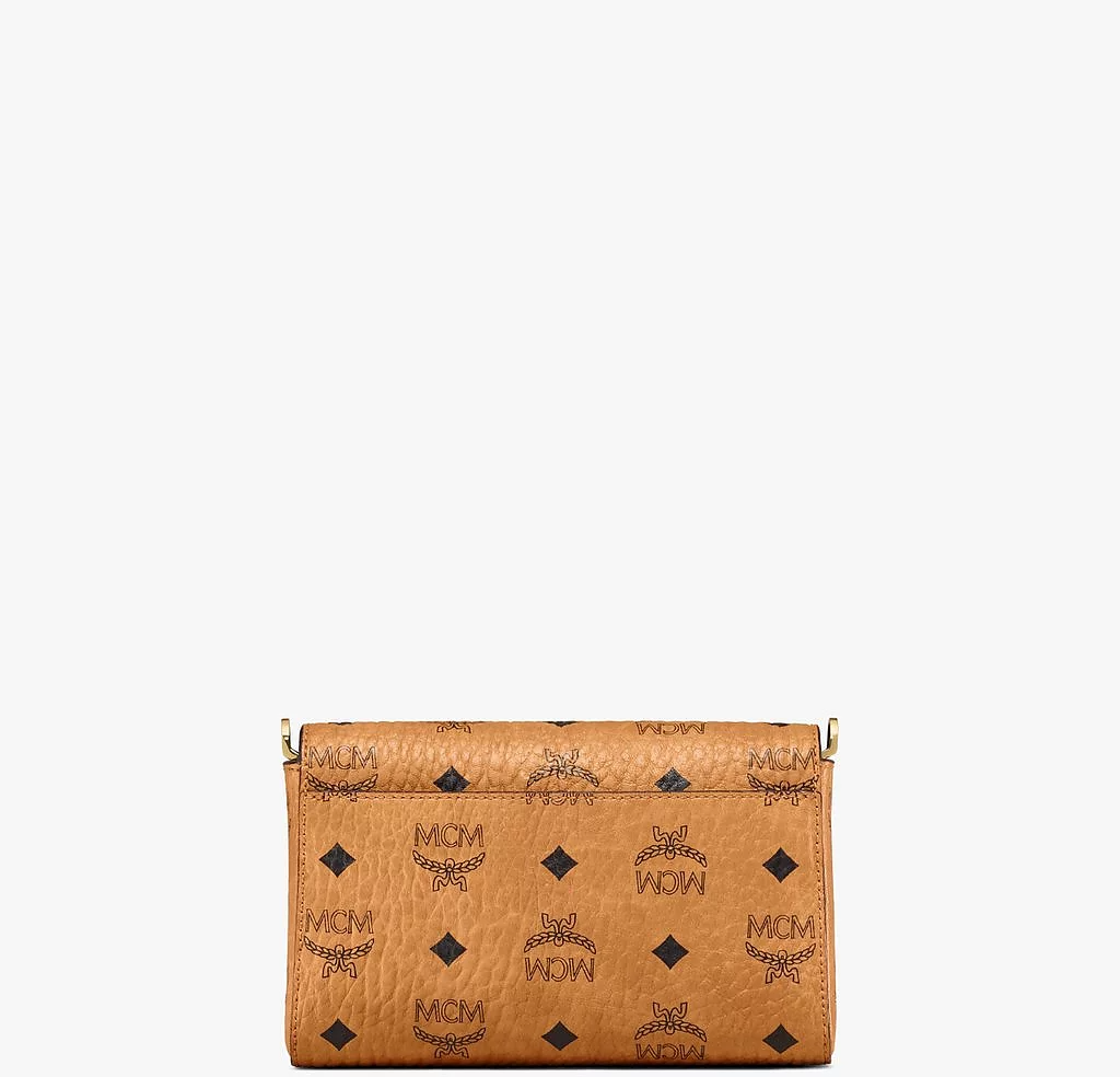 Small Millie Crossbody in Visetos Cognac