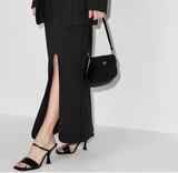  Túi Nữ Prada Cleo Brushed Leather Shoulder Bag 'Black' 