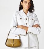  Túi Nữ Tod's T Timeless Shoulder Bag Leather Micro 'Green' 